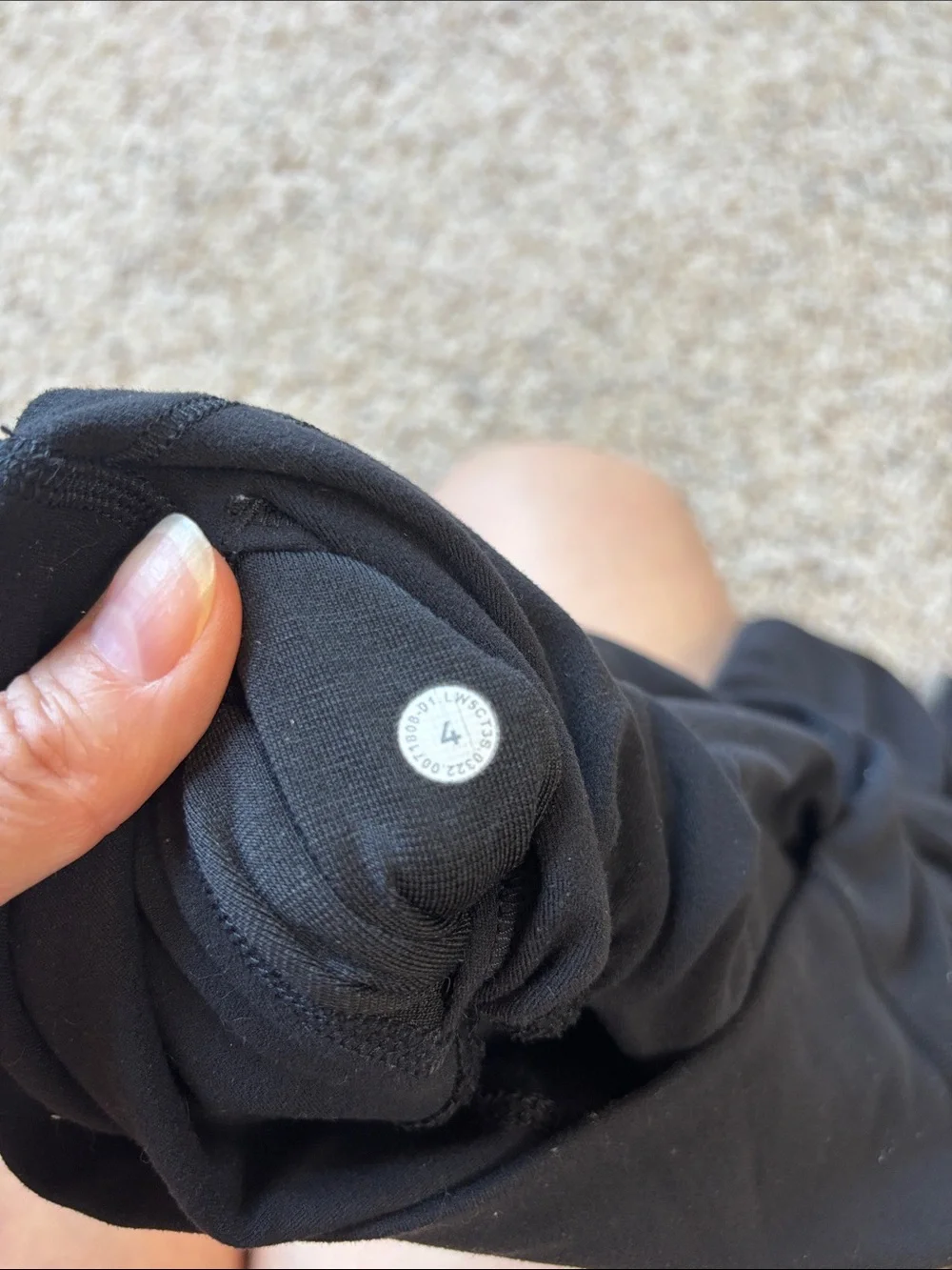 Lululemon Black Align Leggings 7/8 Size 4